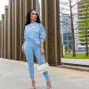 Capsulle Chic (Blue Pants Set) | Sets
